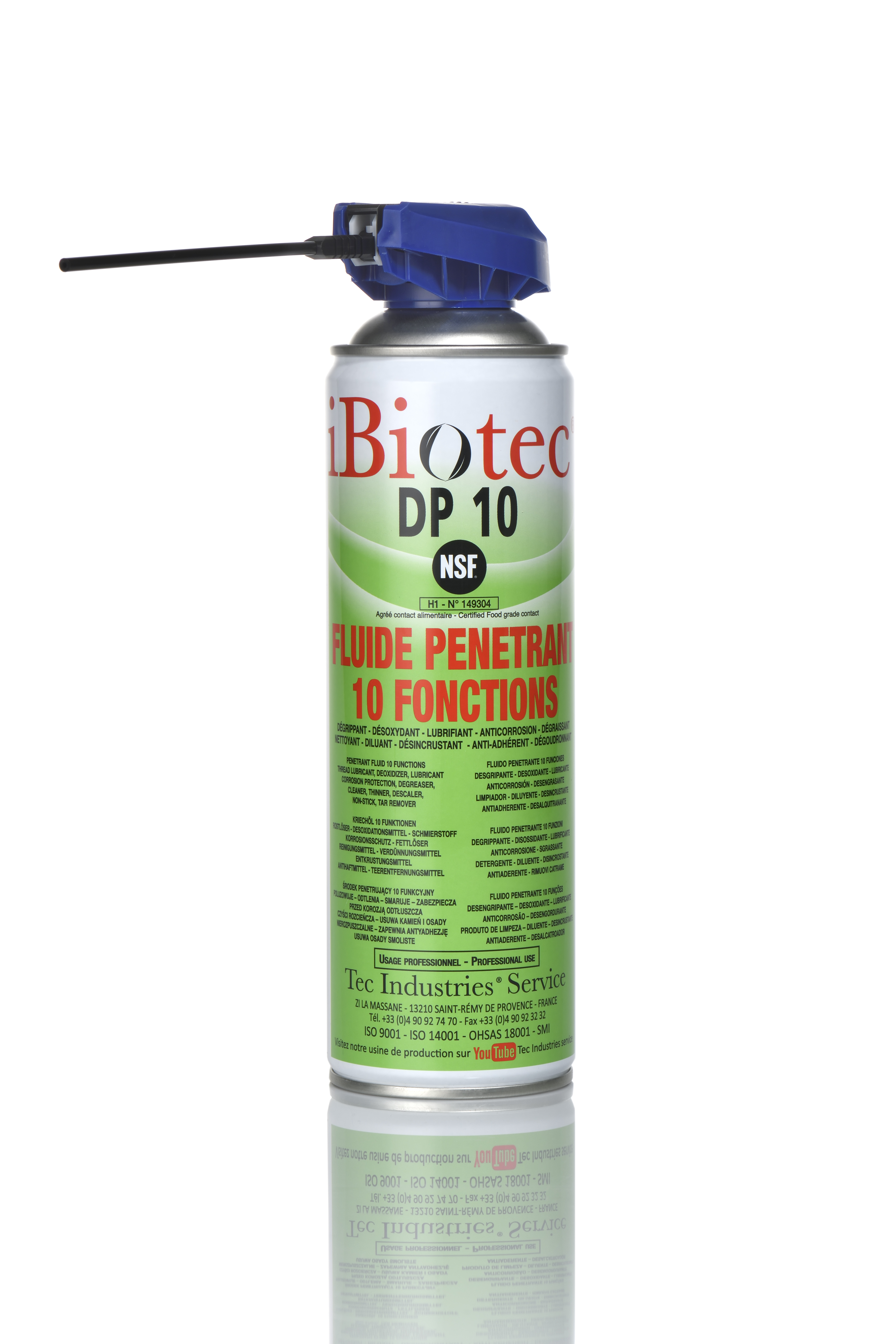 IBIOTEC gamme agroalimentaire agr&eacute;&eacute;e NSF, fabricant de d&eacute;grippants, lubrifiants, d&eacute;moulants, solvants, d&eacute;tergents r&eacute;pondant &agrave; l'ISO 22000 ainsi qu'aux m&eacute;thodes de maitrise HACCP et BRC version 8. nettoyant inox. degrippant alimentaire. detergent alimentaire. nettoyant alimentaire. lubrifiant alimentaire. graisse alimentaire. huile lubrification alimentaire. solvant alimentaire. produits detectables. produits alimentaires biodegradables. silicones alimentaires. dissolvant sucre. s&eacute;curit&eacute; alimentaire. S&eacute;curit&eacute; agro-alimentaire. Produits maintenance d&eacute;tectables